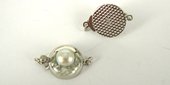 Sterling Silver RH Clasp box 13x20mm Fresh Water Pearl-findings-Beadthemup