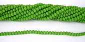 Chinese Crystal 4x3mm 140 beads Lime-beads incl pearls-Beadthemup