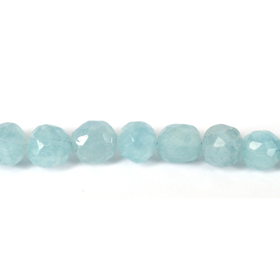 Aquamarine Faceted Round nugget app 12mm