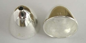 Sterling Silver Cone 13x11mm bell shape 2 pack-findings-Beadthemup