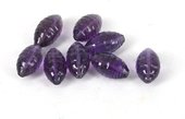 Amethyst Laser Cut olive app 17x9mm EACH-beads incl pearls-Beadthemup