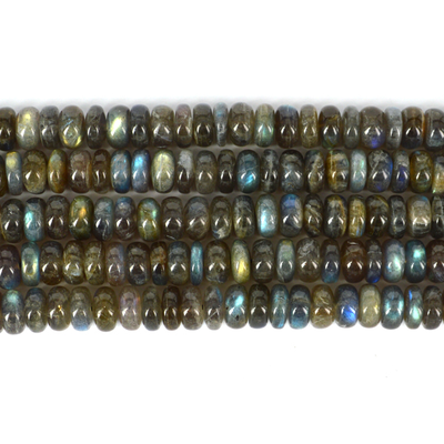 labradorite Polished Rondel 11x5mm Str 77 beads - Beads incl Pearls ...