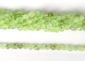 Prehnite polished nugget 5x7mm strand approx 56 beads-beads incl pearls-Beadthemup