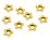 24k Gold plate Brass 7mm Caps 10 pack