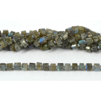 Labradorite Fac.Wheel 9x6mm str 51 beads