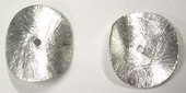 Sterling Silver Bead Disk 15x1mm 4 pack-findings-Beadthemup