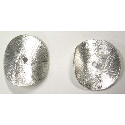 Sterling Silver Bead Disk 15x1mm 4 pack