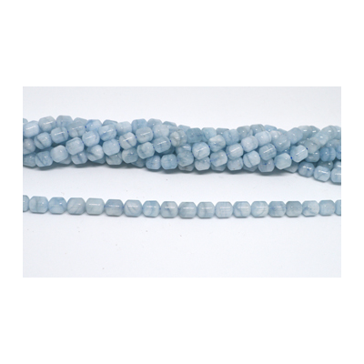 Aquamarine Barrel 8x10mm Strand 40 Beads