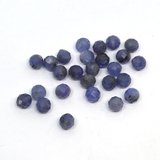 Tanzaite Faceted round 4.5mm EACH BEAD-beads incl pearls-Beadthemup