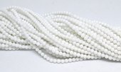 White Glass 4mm strand 94 beads-beads incl pearls-Beadthemup