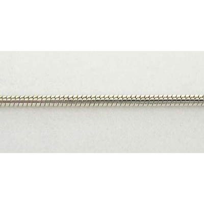 Sterling Silver Chain 0.8mm snake chain 1M