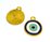 Base metal pendant Evil Eye 19x23mm 10 pack