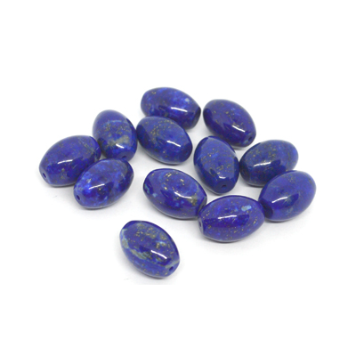 Lapis Polished oval 10x14mm EACH BEAD