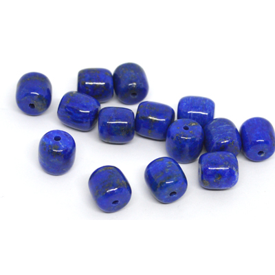 Lapis polished Barrel 10x10mm EACH Bead