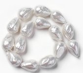 Large Baroque Shell based pearl 26x17mm EACH PEARL-beads incl pearls-Beadthemup