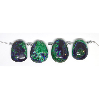 Natural Azurite Pendant small 21x28mm EACH PIECE