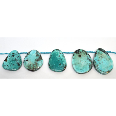 Chinese Turquoise pendant from 37x32 up to 50x35mm EACH piece