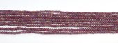 Ruby 2-3mm Polished rondel beads per strand approx 150-beads incl pearls-Beadthemup