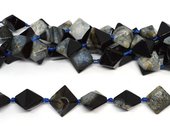 Agate Dyed 20mm Fac/pairymd diamond strand-beads incl pearls-Beadthemup