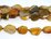 Agate Dyed Brwn Faceted  nggt apair25x35 beads per strand 10