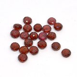 Garnet Faceted rondel 5x3mm EACH BEAD-beads incl pearls-Beadthemup