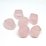 Rose Quartz Faceted Twist Oval 18x20mm EACH BEAD