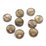 Smokey Quartz Faceted Flat Round 12mm EACH BEAD