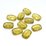 Lemon Quartz Faceted Cushion 12x18mm EACH BEAD