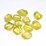 Lemon Quartz Faceted Nugget app 18x14mm EACH