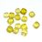 Lemon Quartz Faceted Cube approx 8mm EACH BEAD