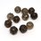 Smokey Quartz Carved Round 14mm EACH BEAD