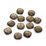 Smokey Quartz Faceted Cushion app 10mm EACH BEAD