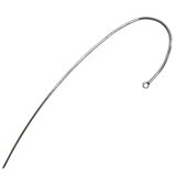 Sterling silver Large wire 70mm tail 20mm front Pair-findings-Beadthemup