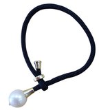 Sterling silver Gold plate Freshwater Pearl adjustable cord bracelet 10mm pearl -beads incl pearls-Beadthemup