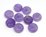 Lavender Amethyst Pol.Rondel 16x10mm EACH BEAD