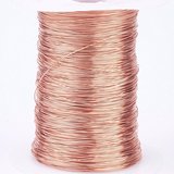 Rose gold copper wire 0.4mm PER METER-findings-Beadthemup