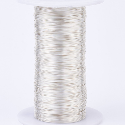 Silver copper wire 0.4mm PER METER