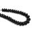 LAST STRAND Black Spinel 12-13mm Faceted Rondel beads per strand 30 Bead