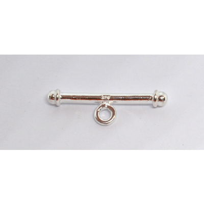 Sterling Silver toggle BAR ONLY 23mm long 1 pack