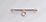 Sterling Silver toggle BAR ONLY 23mm long 1 pack