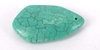 Howlite Dyed 35mm Flat T/Drill Tdrop Bead-beads incl pearls-Beadthemup