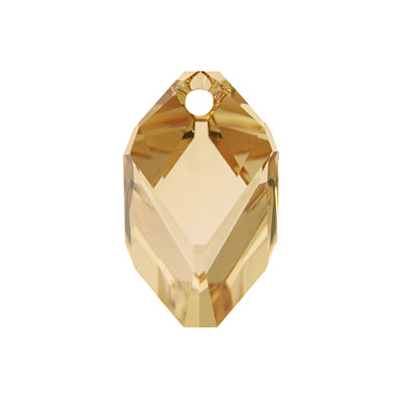 Swarovski 6650 Cubist Pendant C.Golden Sdw 22mm - Brown : Swarovski ...