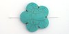 Dyed Howlite 30mm flower bead-beads incl pearls-Beadthemup