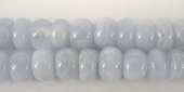 Blue Lace Agate 6mm Polished rondel beads per strand 58-beads incl pearls-Beadthemup