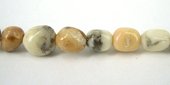 Ivory Jasper nugget Polished 10x8mm beads per strand 36Beads-beads incl pearls-Beadthemup