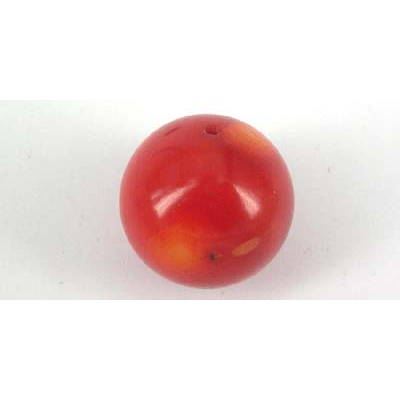 Orange Coral "AA" 20mm Round Bead