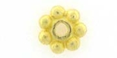 Gold plate Sterling Silver 4mm Daisy 10 pack-findings-Beadthemup