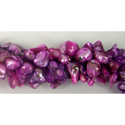 Fresh Water Pearl Blister 13-15mm Violet strand