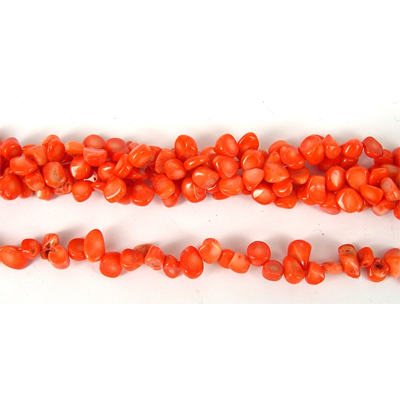 Coral Orange lt T/Drill Nugget app 8mm/6