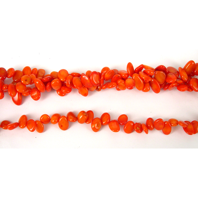 Coral T/Drill Nugget 9mm beads per strand 76Beads